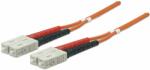 Intellinet 470018 cabluri din fibră optică 2 m SC OM2 Portocală (470018)