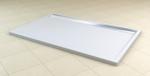 SanSwiss Cadita dus SanSwiss ILA WIA, 90 x 100 cm slim din marmura compozita alb, crom (WIA901005004)