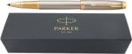Parker Roller Parker IM Royal Premium argintiu cu accesorii aurii (ROLPARIMRP686)