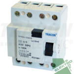 TRACON TFVH4-100100 FI kapcsoló 4P/ 100A 100mA 6kA, AC (TFVH4-100100)