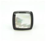  Fából készült gyűrű, ezüst díszítéssel 529as