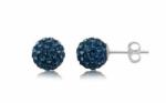  Ezüst Swarovski kristályos gömb 5 mm. Olaj zöld
