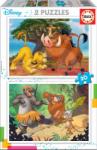 Educa Puzzle Regele Leu Disney Educa 2x20 bucăți de la 4 ani (EDU18103) Puzzle