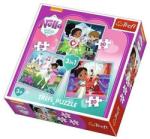 Trefl Nella - Cavaler prinţesă 3in1 (34835) Puzzle