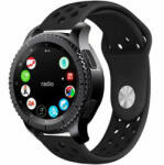 iUni Curea ceas Smartwatch Samsung Galaxy Watch 4, Watch 4 Classic, Gear S2, iUni 20 mm Silicon Sport Black (510625)
