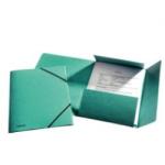 ESSELTE Mapa LUX din carton cu elastic, ESSELTE - verde (ES26596)