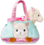 Aurora Fancy Pals: alpaka plüssfigura táskában 20 cm