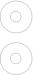 Xerox ETICHETE XEROX AUTOADEZIVE PENTRU CD 2/A4 alb A4 100 coli/top Etichete pentru CD/DVD (3R97514)