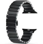 iUni Curea iUni compatibila cu Apple Watch 1/2/3/4/5/6/7, 40mm, Ceramic Belt, Black (507670_40)
