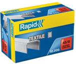 RAPID Tűzőkapocs, 43/8, horganyzott, textil, RAPID "Superstrong", 10000 db/doboz (E24872300)