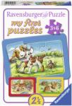 Ravensburger Animalute copii 3x6 piese (07062) Puzzle