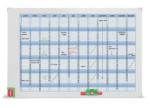 Nobo Organizator Performance, saptamanal, magnetic, 90x60 cm, kit de planificare inclus, albastru NOBO E3048201 (3048201)