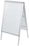 Nobo Panou dublu stradal, in forma de A, cu click, aluminiu, rezistent la apa, A1, alb NOBO E1902206 (1902206)