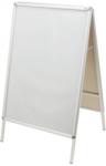 Nobo Panou dublu stradal, in forma de A, cu click, aluminiu, rezistent la apa, A0, alb NOBO E1902204 (1902204)