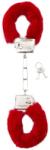 Shots Toys Furry Handcuffs Red