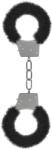 Ouch! Beginner's Handcuffs Furry Black