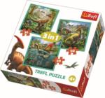 Trefl Dinozaurii 3in1 (34837) Puzzle