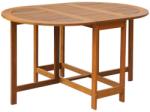 vidaXL Ovális csepplevél alakú akácfa asztal (42659)