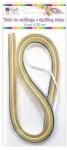 DP CRAFT Quilling papír csíkok, 3 mm-es, 100 db/csomag, 18 szín, alap színek (DPC-QGPQ-006)