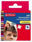 Herlitz Fotóragasztó, 400 db, 2 oldalán öntapadó, fehér (08767378) (08767378)