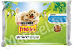 Purina Friskies alut. kutya junior csirkével és sárgarépával szószban 4x100g (7613035343603)