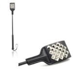  Négyszögletes fémmel kirakott lovagló pálca - diamondsexshop