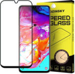 Samsung Galaxy A70 A70s karcálló edzett üveg TELJES KÉPERNYŐS FEKETE Tempered Glass kijelzőfólia kijelzővédő fólia kijelző védőfólia eddzett SM-A705F - rexdigital