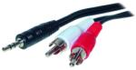 VIVA 30832 3.5 mm jack-2RCA kábel, 10 m