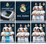 Eurocom Real Madrid füzet A/4, sima 54 lap, 80g, többféle minta (ECM-62632) - mesescuccok