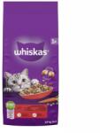 Whiskas 1+ teljes értékű szárazeledel felnőtt macskák számára marhával 14 kg