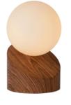 Lucide 45561/01/70 | Len Lucide asztali lámpa 16cm érintőkapcsoló 1x G9 fa. , opál (45561/01/70)