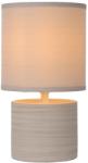 Lucide 47502/81/38 | Greasby Lucide asztali lámpa 26cm vezeték kapcsoló 1x E14 bézs (47502/81/38)