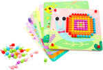 Tooky Toy Színes állatkás pötyi fatáblán (TL002)