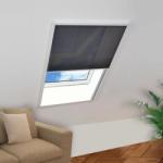 vidaXL Pliszé ablak szúnyogháló alumíniumból 80x120 cm (142612)