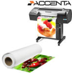 ACCENTA Rola hartie plotter resin coated foto lucioasa, 250 g/mp, A1+, 610 mm x 30 m, ACCENTA