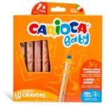 CARIOCA Creioane colorate CARIOCA Baby 1+, 3 in 1, 10 culori/cutie, ascutitoare inclusa