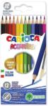 CARIOCA Creioane colorate CARIOCA Acquarell, hexagonale, 12 culori/cutie - cutie carton