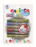 Carioca Lipici CARIOCA Glitter Mix, 6 culori/blister