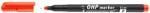 ICO Marker universal OHP ICO, varf rotund, 0, 5 mm, rosu