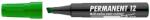 ICO Marker permanent ICO 12, varf tesit, 1 - 4 mm, verde