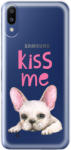 Lemontti Husa Samsung Galaxy M10 Lemontti Silicon Art Pug Kiss (LEMHSAM10PK)