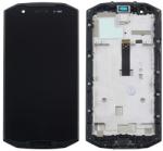  NBA001LCD004365 Gyári Doogee S70 Lite fekete LCD kijelző érintővel kerettel előlap (NBA001LCD004365)