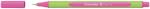 Schneider Liner SCHNEIDER Line-Up, rubber grip, varf fetru 0.4mm - roz pastel