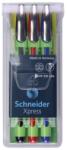 Schneider Set Fineliner Schneider Xpress, 3 culori/set