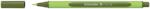 Schneider Liner SCHNEIDER Line-Up, rubber grip, varf fetru 0.4mm - kaki