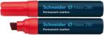 Schneider Permanent marker SCHNEIDER Maxx 280, varf tesit 4-12mm - rosu