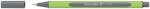 Schneider Liner SCHNEIDER Line-Up, rubber grip, varf fetru 0.4mm - gri inchis