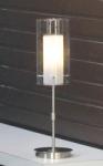 Italux MT0118B-1 | Terni Italux asztali lámpa 36cm vezeték kapcsoló 1x E14 fehér, króm (MT0118B-1)