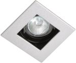 Italux DL-101D/SY | Relio Italux beépíthető lámpa 100x100mm 1x MR16 / GU5.3 ezüst, fekete (DL-101D/SY)