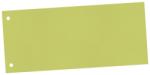  Separatoare carton pentru biblioraft, 160g/mp, 105 x 240 mm, 100 buc/set - verde